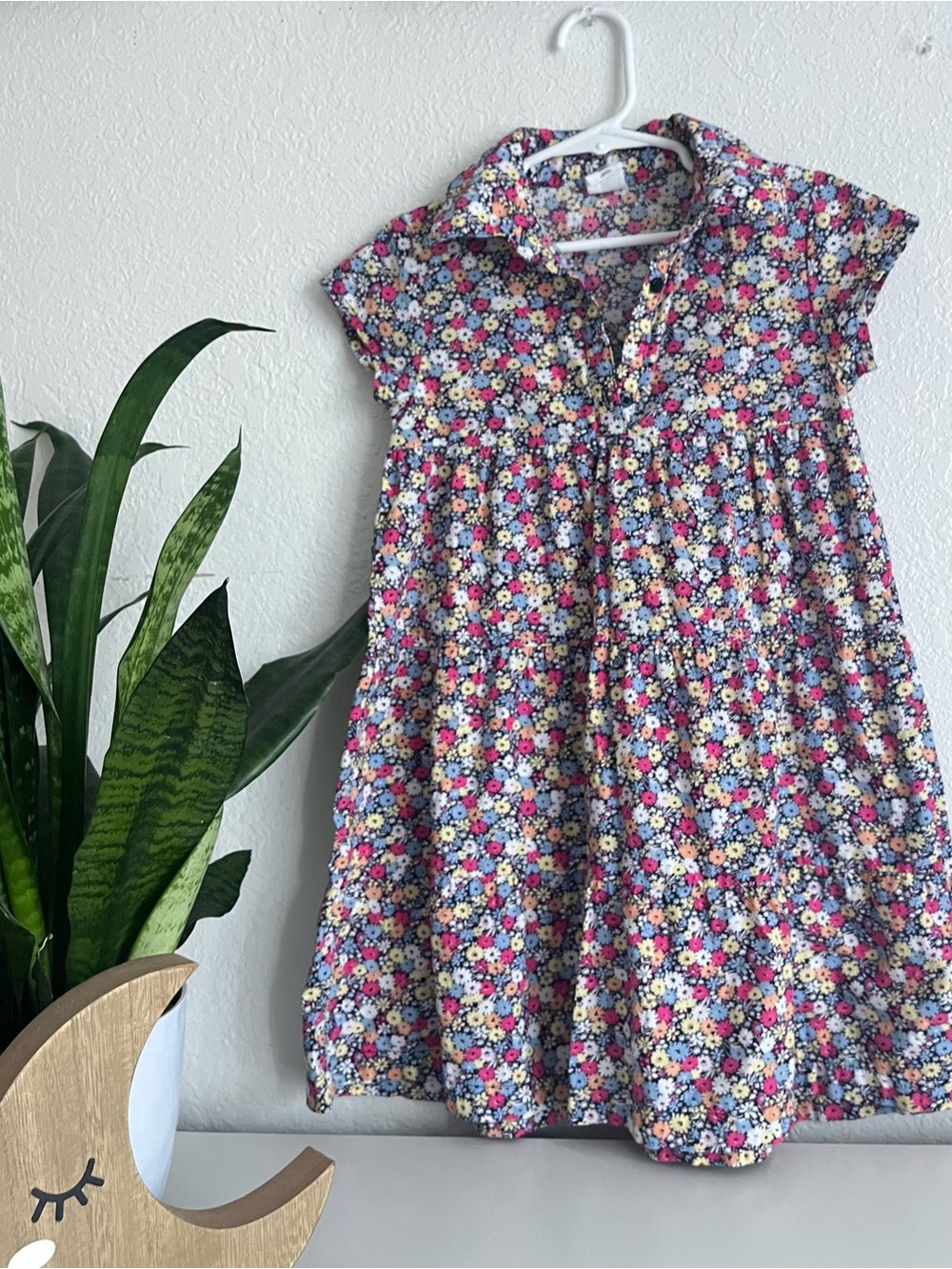 GAP Factory Girls Floral Dress - Pink, Yellow, Blue, White